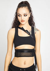 On The Rise Buckle Corset Tank