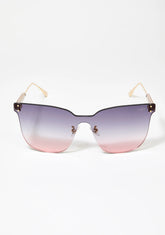 Gray Pink Moonchild Sunglasses