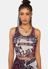 LKS Skull Crop Tank