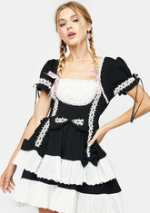 Noir Fancy A Slice Mini Dress