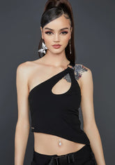 Wicked Karma's Kiss Asymmetric Tank Top