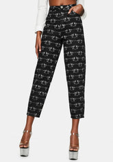 Cherub Print Mom Jeans
