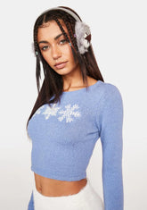 Finding Flurries Knit Sweater