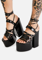 Caught Up Platform Heels