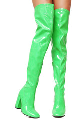 Slime Time Thigh High Boots