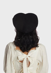 Dark Chivalry Heart Beret
