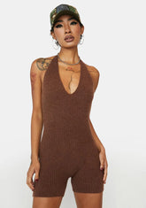 Soon Enough Knit Romper