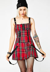 Bad Rebel Plaid Dress