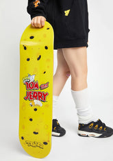 X Tom And Jerry Cheese Skate Deck