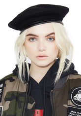 Midnight Wool Monty Beret