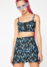 Blue Flame Skort