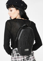 Never Trust Coffin Backpack