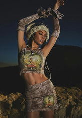 Wishing On A Toadstool Skirt Set