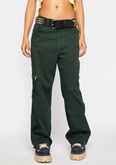 Wide Leg Cargo Pants