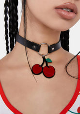 Tongue Twister Cherry Choker