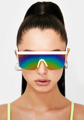 Sour Major Drip Shield Sunglasses