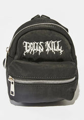 DK Embroidered Mini Backpack