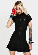 Live N' Learn Button Down Dress