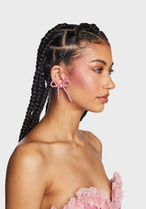 Toast To You Bow Earrings
