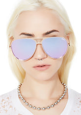 x Kylie Gold Iconic Sunnies