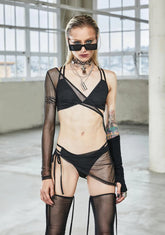 Bassline Asymmetrical Lingerie Set