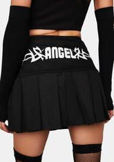 Angel Pleated Mini Skirt