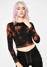 Fallen Phoenix Tie Dye Top