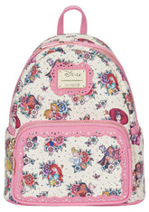 Disney Princess Floral Tattoo Mini Backpack