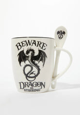 Dragon Is Stirring Cup And Spoon