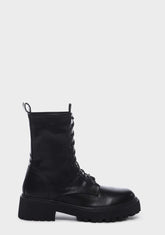 Not In The Mood Combat Boots