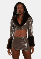 Sienna Total Blush Cropped Jacket