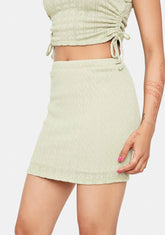 Now At Peace Knit Mini Skirt