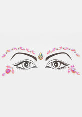 Lavender Iridescent Fractal Face Jewels