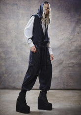 Filter Unisex Washed Hoodie Jumpsuit