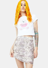 Sophia Printed Mini Skirt
