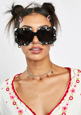 Wicked Sweetener Rose Sunglasses
