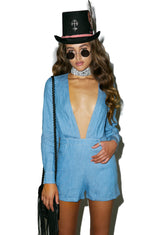 Truly Blue Romper
