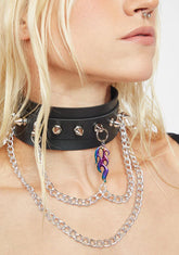 Dark Ember Within Choker