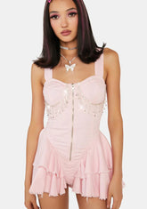 Coupled Up Denim Romper