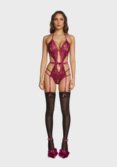 A Good Time Lace Teddy