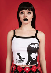 Blank Stares Graphic Tank Top