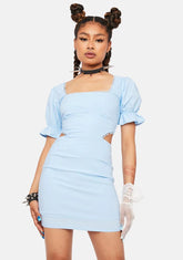 Sky My Whole Heart Cutout Mini Dress
