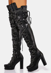Baddest In The Room Platform Boots