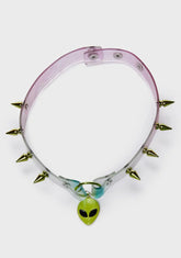 Martian Aboard Spiked Choker