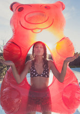 Red Gummy Bear Pool Float