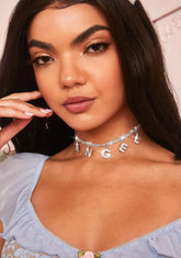 Fit For An Angel Rhinestone Necklace