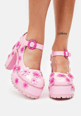 What's The Buzz Floral Mary Janes