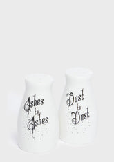 Ashes To Ashes Dust To Dust Salt And Pepper Shaker Set