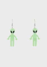 Aliens Exist Drop Earrings