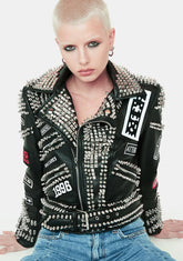 ACDC Studded Moto Jacket